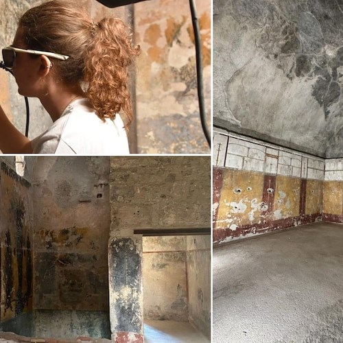 Pompei, dopo il restauro apre al pubblico la sezione femminile delle Terme del Foro<br />&copy; Pompeii - Parco Archeologico