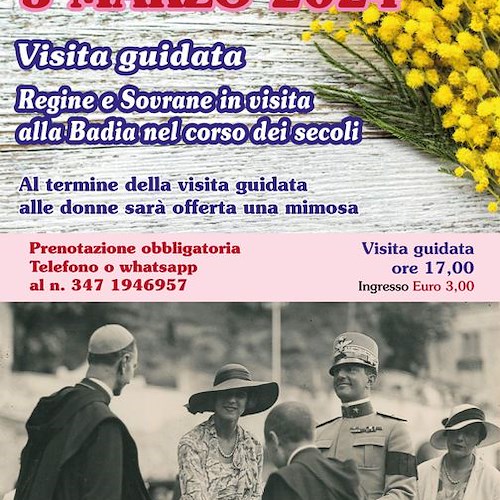 Regine e Sovrane alla Badia: all'Abbazia di Cava de' Tirreni visita guidata “speciale” in occasione della Festa della Donna <br />&copy;