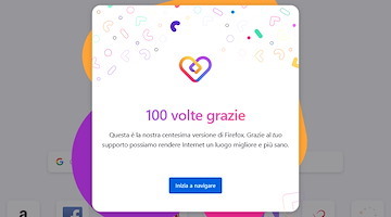 Firefox arriva fino a 100, la nuova release aggiornatasi oggi in redazione 