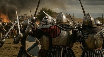 Il sodalizio Trombonieri Cavalieri Bolla Pontificia A.D.1394 di Cava de’ Tirreni alla rievocazione de “La Battaglia di Sarno”