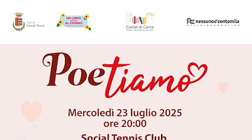 “Poetiamo”: poesia, musica ed emozioni a Cava de’ Tirreni per riscoprire l’anima dei versi