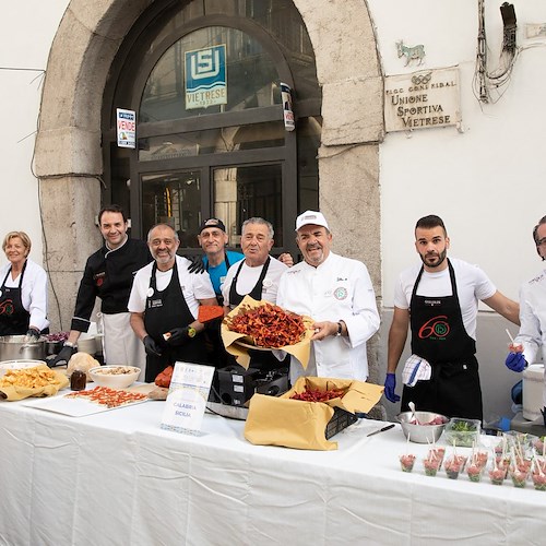 a Vietri sul Mare grande festa della cucina italiana di qualità per i 60 anni del "Buon Ricordo"
