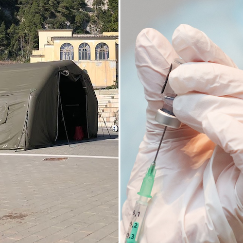 A Cava de' Tirreni tenda dell'esercito e terzo centro: il piano del Sindaco per accelerare vaccinazioni