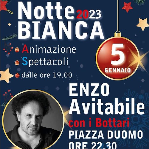 A Cava de' Tirreni torna lo spettacolo della "Notte Bianca", in Piazza Duomo Enzo Avitabile con i Bottari / PROGRAMMA 