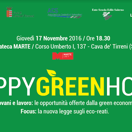 A Cava il secondo appuntamento con 'Happy Green Hour'