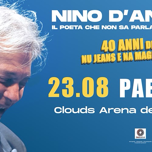 A luglio parte il tour estivo di Nino D'Angelo: 23 agosto tappa a Paestum 