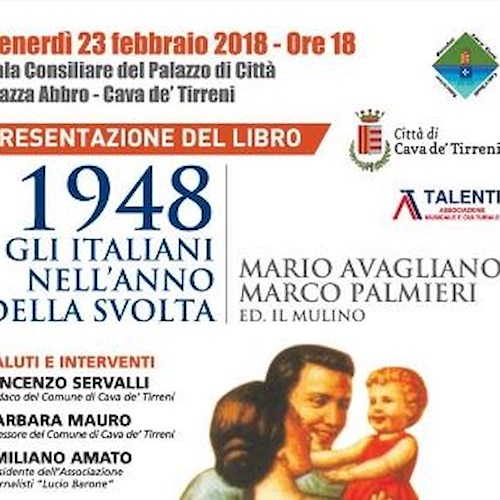 A Mario Avagliano e Marco Palmieri premio per miglior libro saggistica dell’anno: “1948. Gli italiani nell’anno della svolta” (Il Mulino)