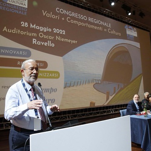 A Ravello riconferma di Biagio Ciccone alla carica di segretario generale Uilp Campania nel corso del congresso regionale Uil Pensionati