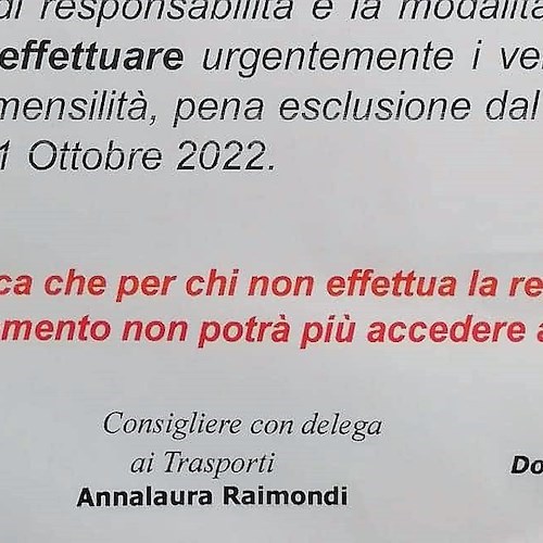 A Vietri sul Mare «pagamento scuolabus entro fine mese pena esclusione». Comitato Civico Dragonea: «Diritto allo studio mercificato e deriso»