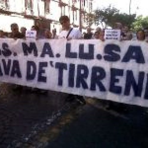 La delegazione cavese con Monetta