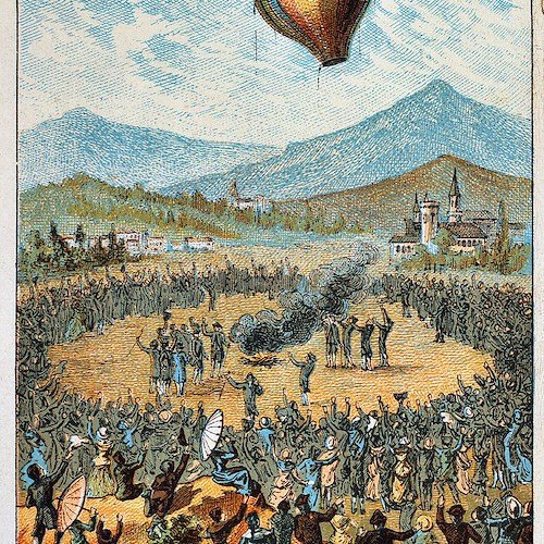 Aerodinamica: il contributo dei monaci cavesi al lancio del pallone aerostatico
