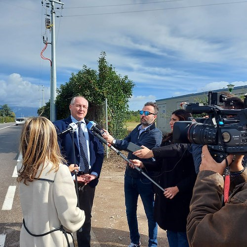 Aeroporto Costa d'Amalfi, terminati lavori di collegamento. Strianese: «Altro grande risultato della Provincia di Salerno»