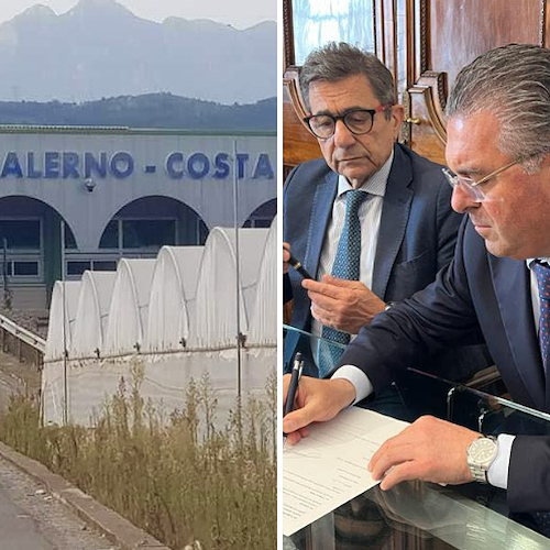 Aeroporto Salerno-Costa d’Amalfi: firmata l’intesa per il miglioramento della viabilità