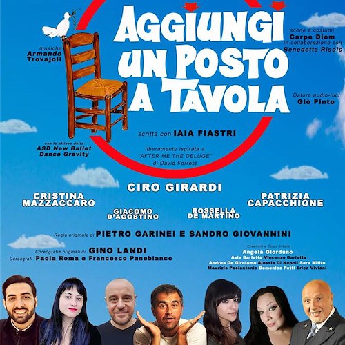 "Aggiungi un posto a tavola", 26-27 maggio una commedia musicale al Teatro Nuovo di Salerno