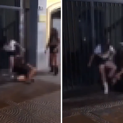 Aggressione choc a Nocera Inferiore, ragazzina picchiata da tre coetanee. Il video fa il giro dei social 