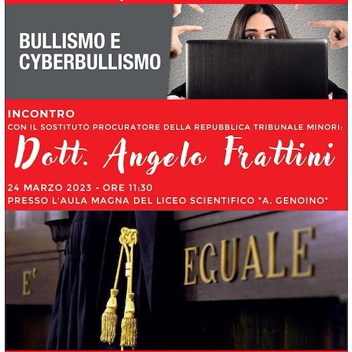  Al “Genoino” di Cava si parla di cyberbullismo con il Sostituto Procuratore Angelo Frattini