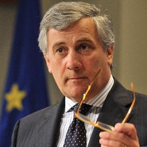 Antonio Tajani presidente del Parlamento Europeo, è originario di Vietri sul Mare