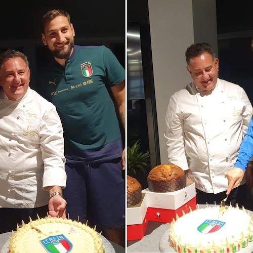 Appiano Gentile. Sal De Riso porta la dolcezza della Costa d'Amalfi in casa Azzurri / FOTO 