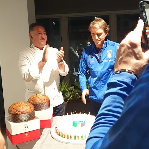 Appiano Gentile. Sal De Riso porta la dolcezza della Costa d'Amalfi in casa Azzurri / FOTO 