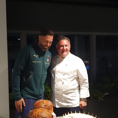 Appiano Gentile. Sal De Riso porta la dolcezza della Costa d'Amalfi in casa Azzurri / FOTO 