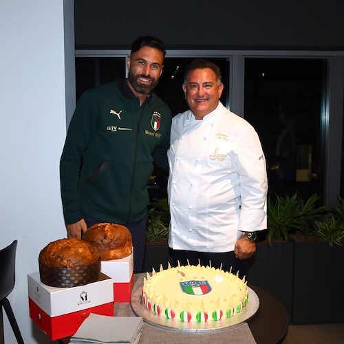 Appiano Gentile. Sal De Riso porta la dolcezza della Costa d'Amalfi in casa Azzurri / FOTO 