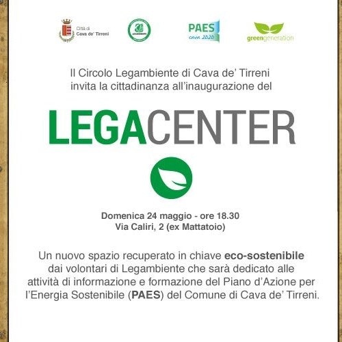 Apre "LegaCenter", spazio eco-sostenibile per l'attuazione del PAES