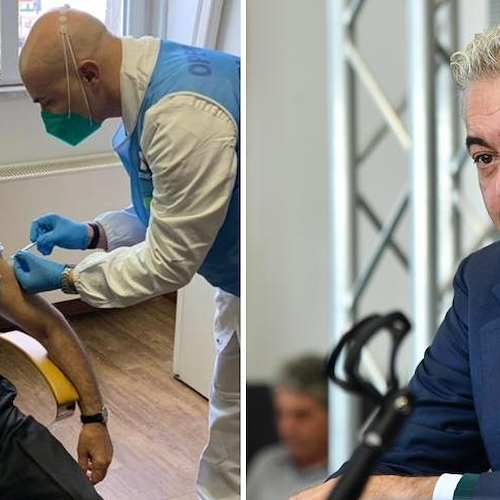Arcuri elogia De Luca: «Ha fatto bene a vaccinarsi, domani nuove dosi in Campania»