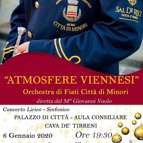"Atmosfere Viennesi”, l'Orchestra Fiati di Minori in concerto a Cava de' Tirreni 