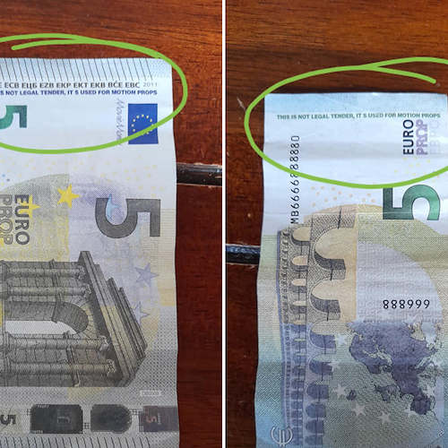 Banconote false da 5 euro in giro per Cava de' Tirreni: allarme dei cittadini sui social