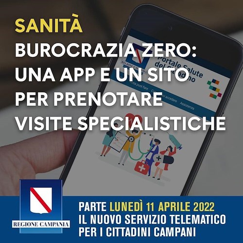 Campania, attivo servizio per prenotare online visite specialistiche 