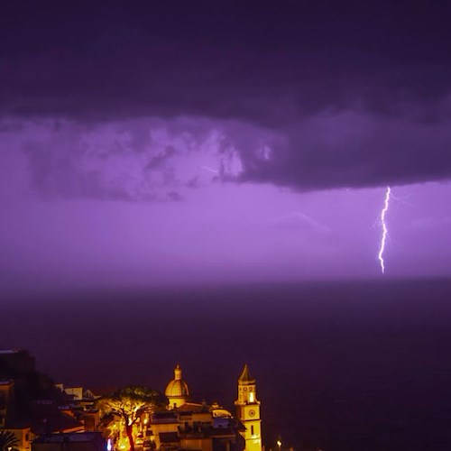 Campania, in arrivo allerta meteo Gialla per temporali: possibili grandinate e fulmini