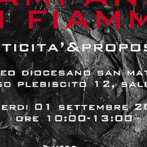 Campania in Fiamme, criticità e proposte: un convegno-focus al Museo Diocesano di Salerno