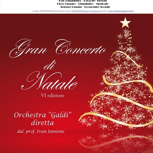 Cava, 19 dicembre concerto di Natale degli allievi del liceo "Galdi"