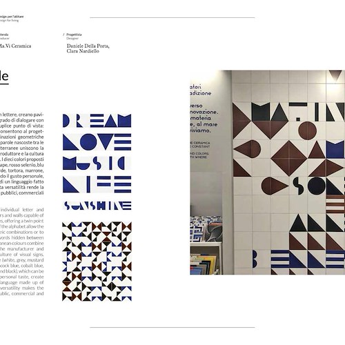 Cava, Alfabetile: il lavoro del duo Nardiello-Della Porta entra nel Catalogo di ADI Design Index