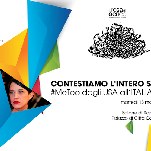 Cava, associazione "La Rosa di Gerico" organizza dibattito “Contestiamo l’intero sistema #MeToo dagli USA all’Italia”