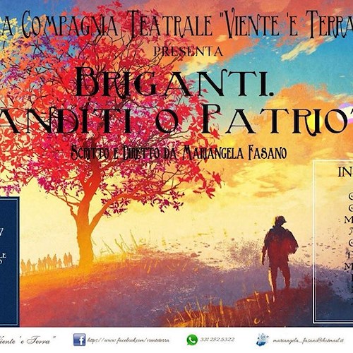Cava de' Tirreni, 22 agosto va in scena lo spettacolo "Briganti. Banditi o Patrioti?"