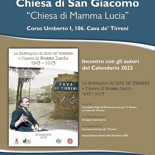 Cava de’ Tirreni, 28 dicembre si presenta il calendario dedicato all'opera di Mamma Lucia