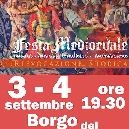 Cava de' Tirreni, 3-4 settembre 2016 al via la 'Festa Medioevale'