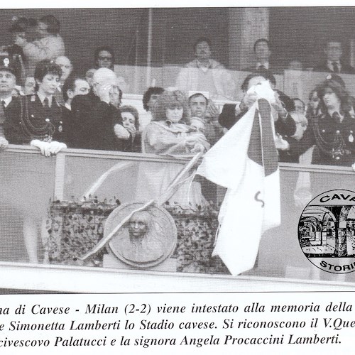 Cava de' Tirreni: 38 anni fa lo stadio comunale veniva intitolato a Simonetta Lamberti