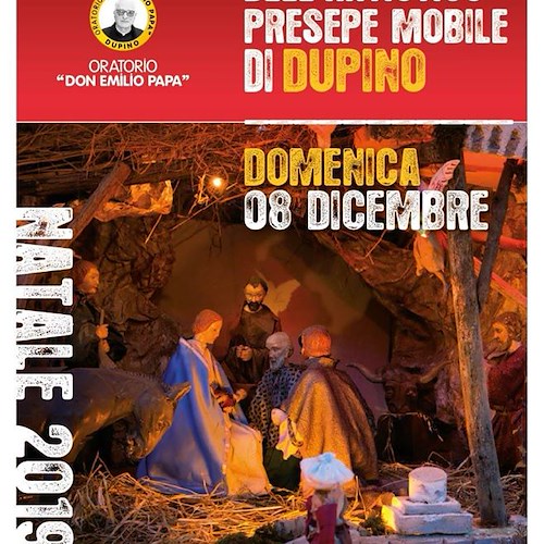 Cava de' Tirreni: 8 dicembre l'inaugurazione del presepe di Dupino