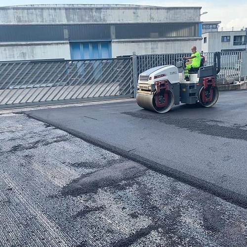 Cava de' Tirreni, al via interventi di riasfaltatura in zona ASI 