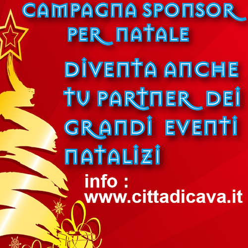 Cava de' Tirreni, aperta la campagna sponsor per Natale