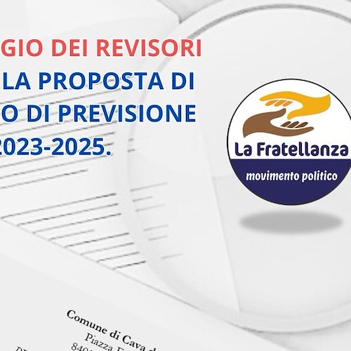 Cava de' Tirreni, bocciata la proposta di bilancio di previsione 2023-2025. Il commento de "La Fratellanza" <br />&copy; La Fratellanza