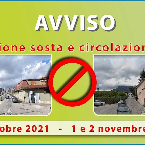 Cava de' Tirreni, Commemorazione defunti: ecco i provvedimenti di circolazione e sosta nei pressi del cimitero