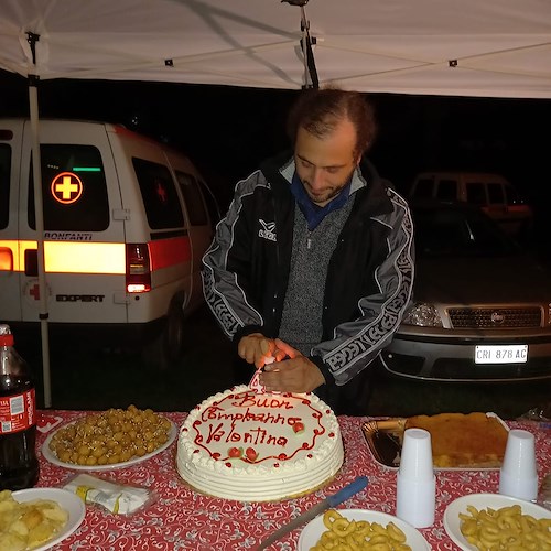 Cava de' Tirreni, compleanno speciale in casa Croce Rossa: il presidente Valentino compie 40 anni 