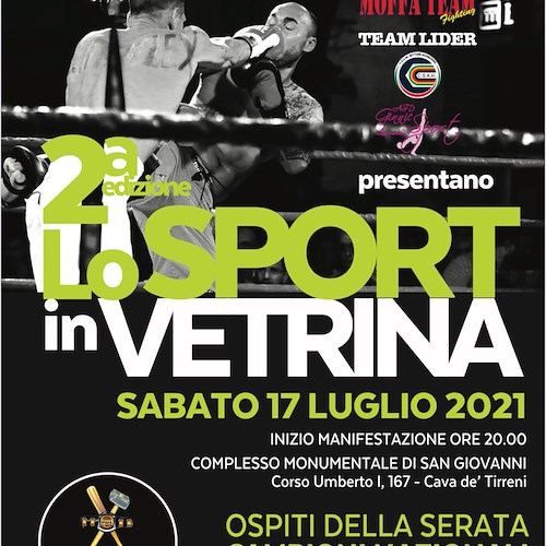 Cava de' Tirreni, domani la presentazione della 2ᵃ edizione de “Lo Sport in Vetrina”