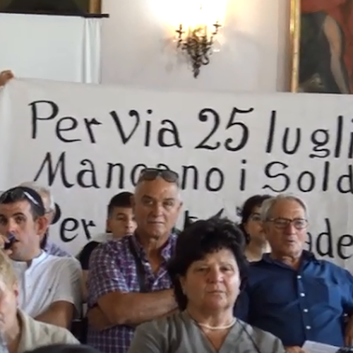 Cava de' Tirreni, ex SS18: la protesta dei residenti di San Giuseppe Del Pozzo 