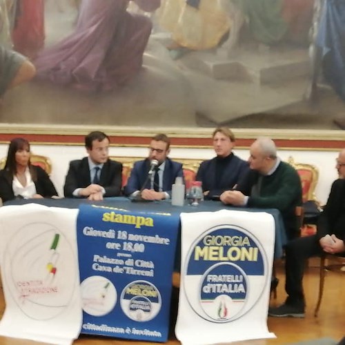 Cava de' Tirreni, Ferrigno e la civica "Identità e Tradizione" aderiscono a Fratelli d'Italia