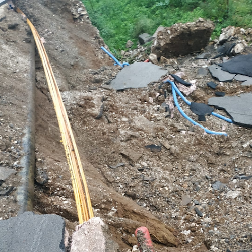 Cava de' Tirreni, frana in località Pietrasanta: strada chiusa, rilievi in corso 