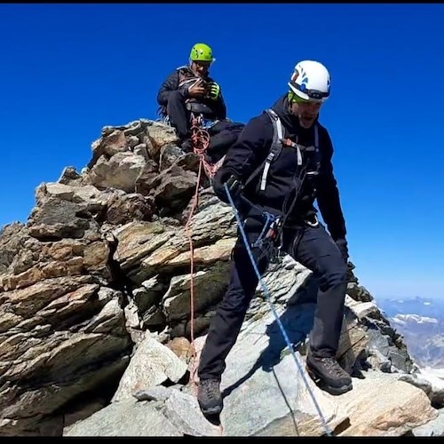 Cava de' Tirreni, i membri fondatori di "Amici di Monte Finestra" conquistano il Cervino